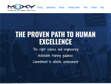 Tablet Screenshot of moxymonitor.com